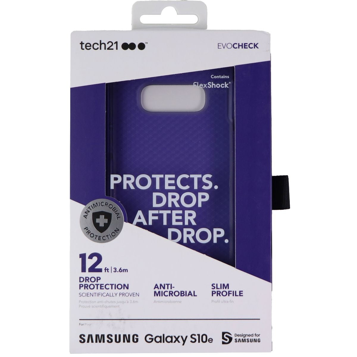 Tech21 Evo Check case for Samsung Galaxy S10e - Ultra Violet