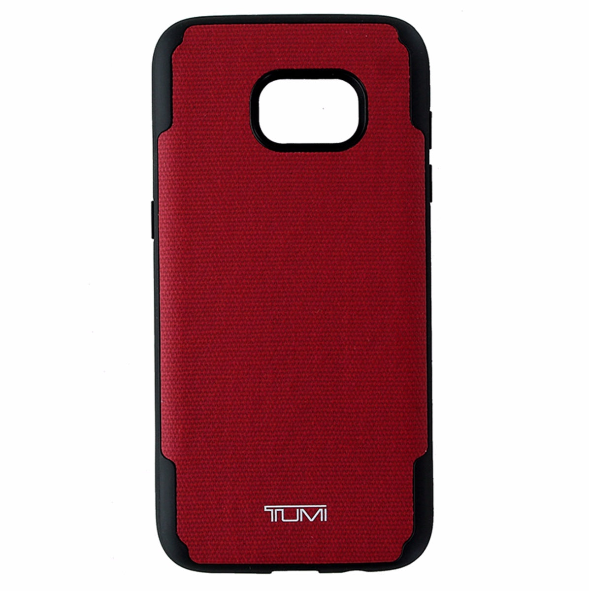 TUMI Coated Canvas Co-Mold Protective Case for Samsung Galaxy S7 edge - Red