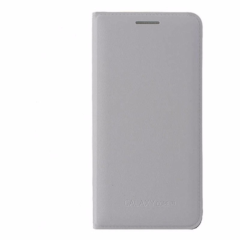Samsung Wallet Flip Cover Case for Samsung Galaxy Core LTE - White